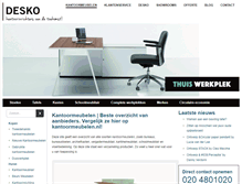 Tablet Screenshot of kantoormeubelen.nl